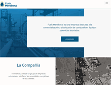 Tablet Screenshot of fuelsmeridional.com